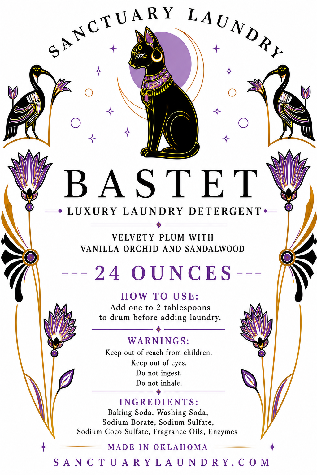 BASTET ~ 24 Ounce Powder Detergent