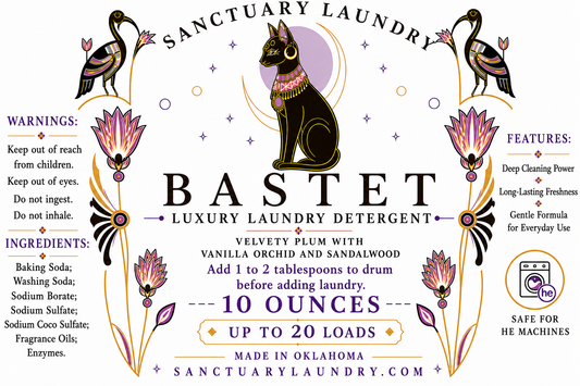 BASTET ~ 10 Ounce Powder Detergent