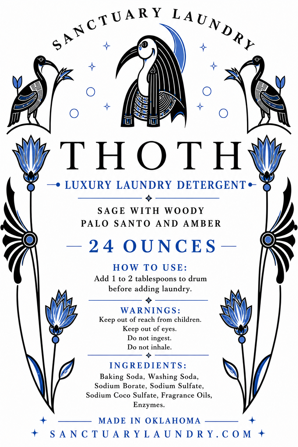 THOTH ~ 24 Ounce Powder Detergent