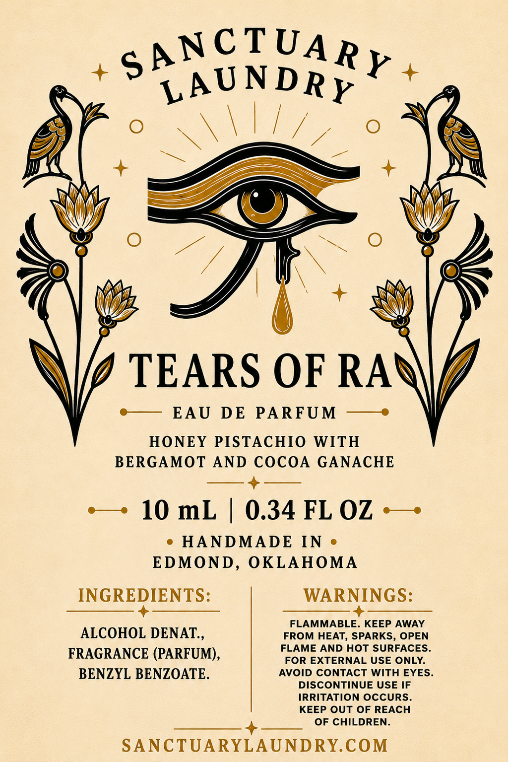 TEARS of RA ~10ml Travel Spray ~ Eau De Parfum