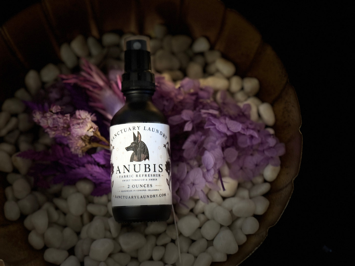 ANUBIS~ 2 Ounce Fabric Refresher ~ Glass Bottle Fine Mist Spray