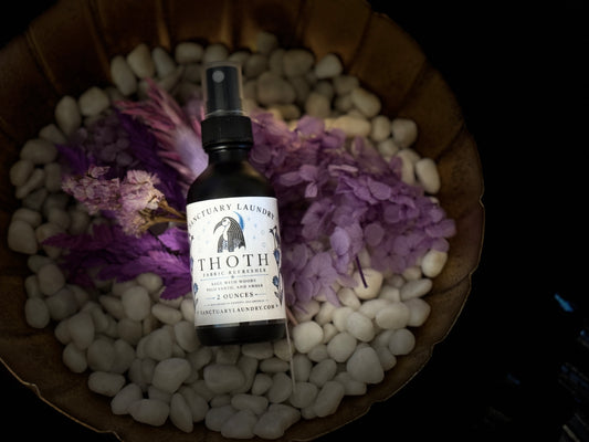 THOTH ~ 2 Ounce Fabric Refresher ~ Glass Bottle Fine Mist Spray